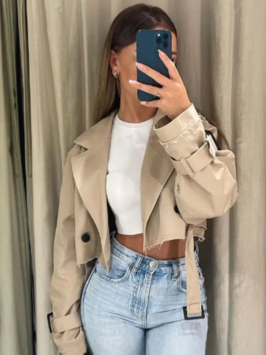 TRENCH COURT AVEC CEINTURE